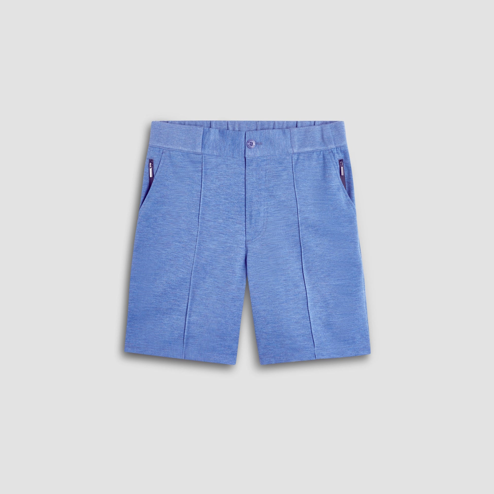 Bugatchi Soft Touch™ Heather Shorts Cobalt