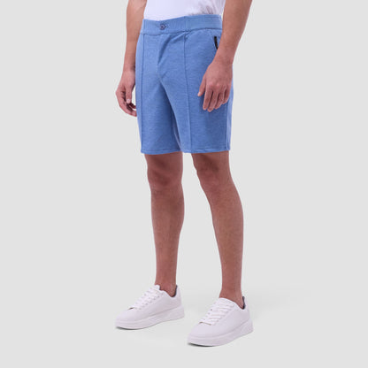 Bugatchi Soft Touch™ Heather Shorts Cobalt
