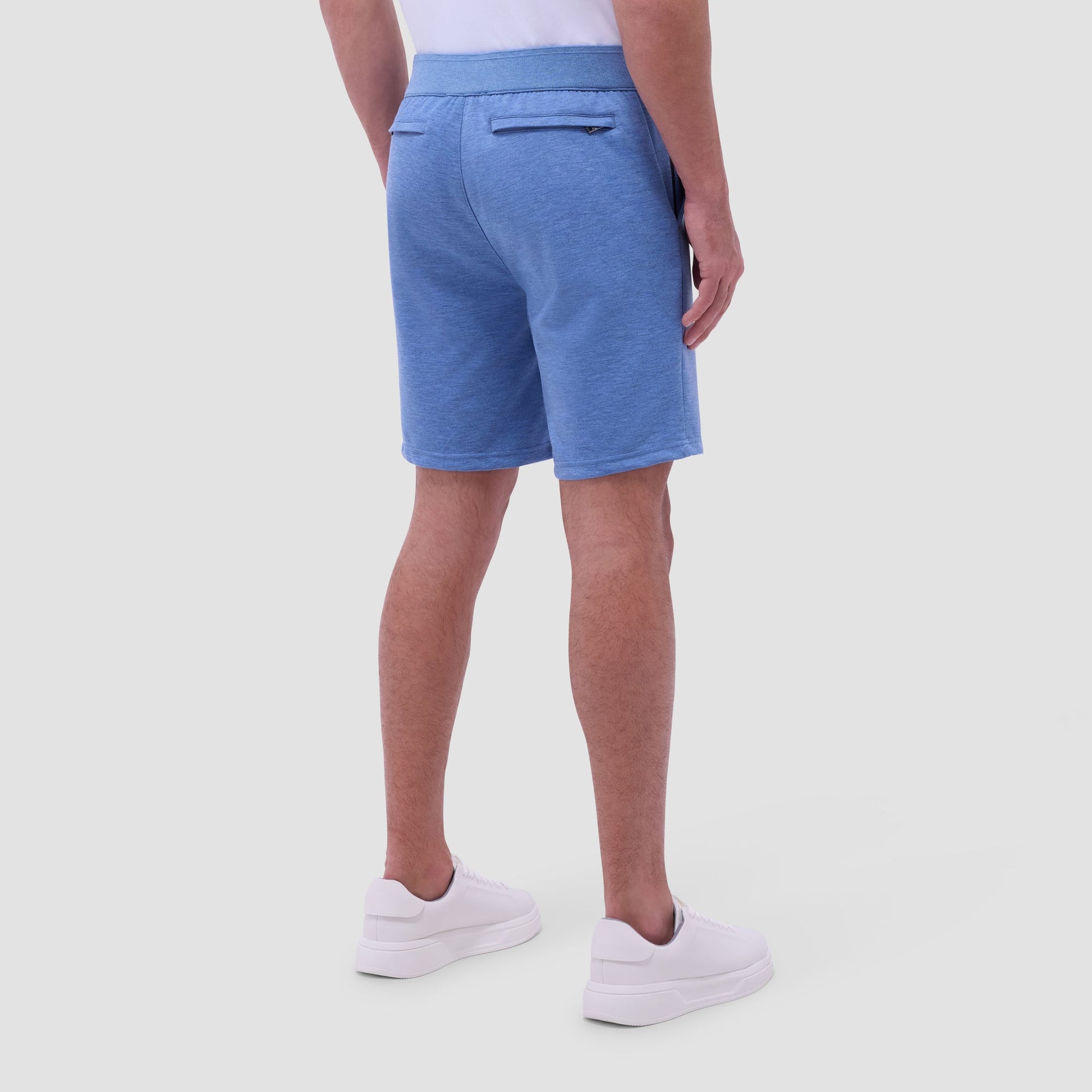Bugatchi Soft Touch™ Heather Shorts Cobalt