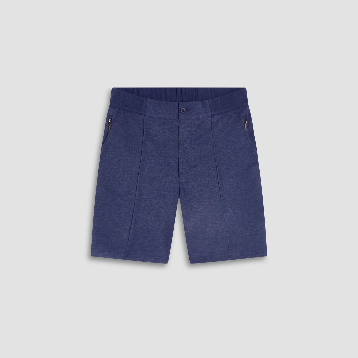 Bugatchi Soft Touch™ Heather Shorts Navy