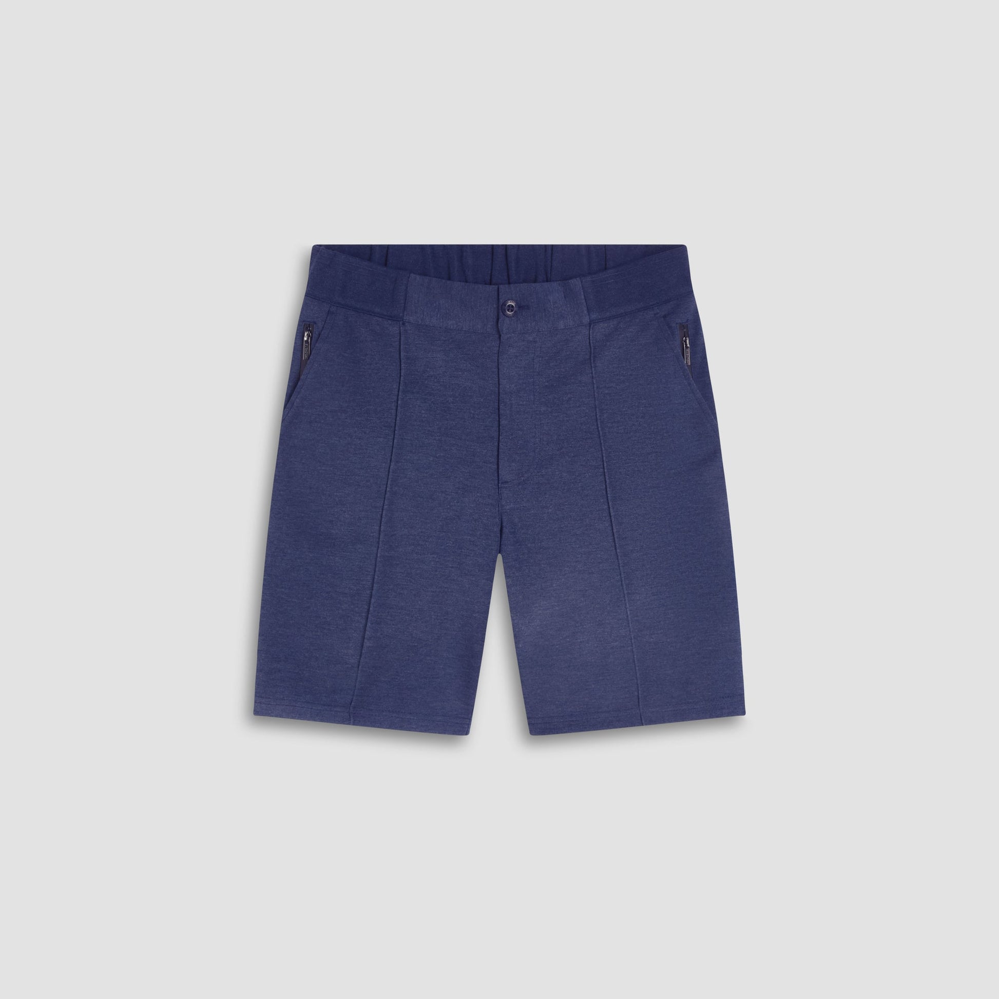 Bugatchi Soft Touch™ Heather Shorts Navy