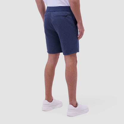 Bugatchi Soft Touch™ Heather Shorts Navy