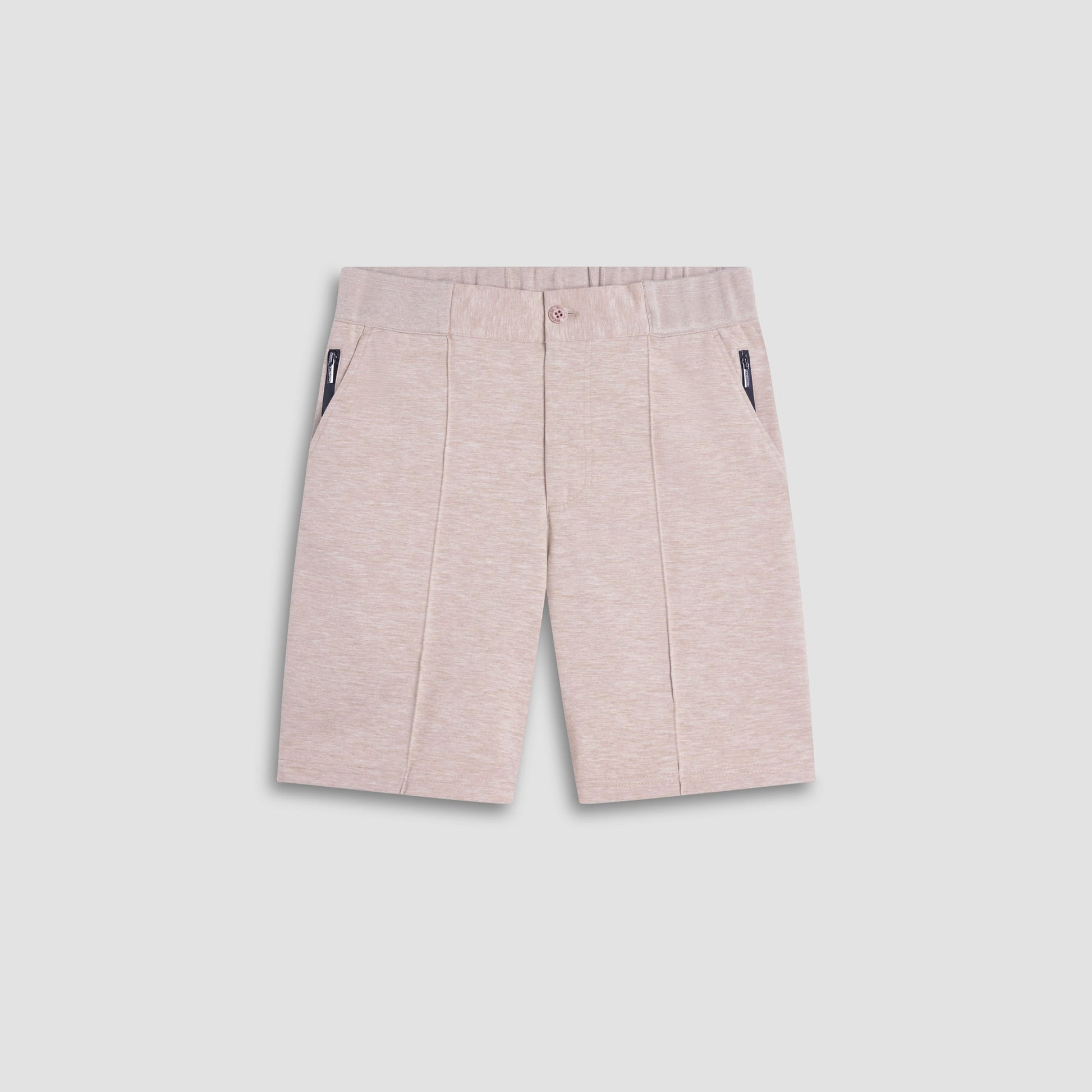 Bugatchi Soft Touch™ Heather Shorts Sand