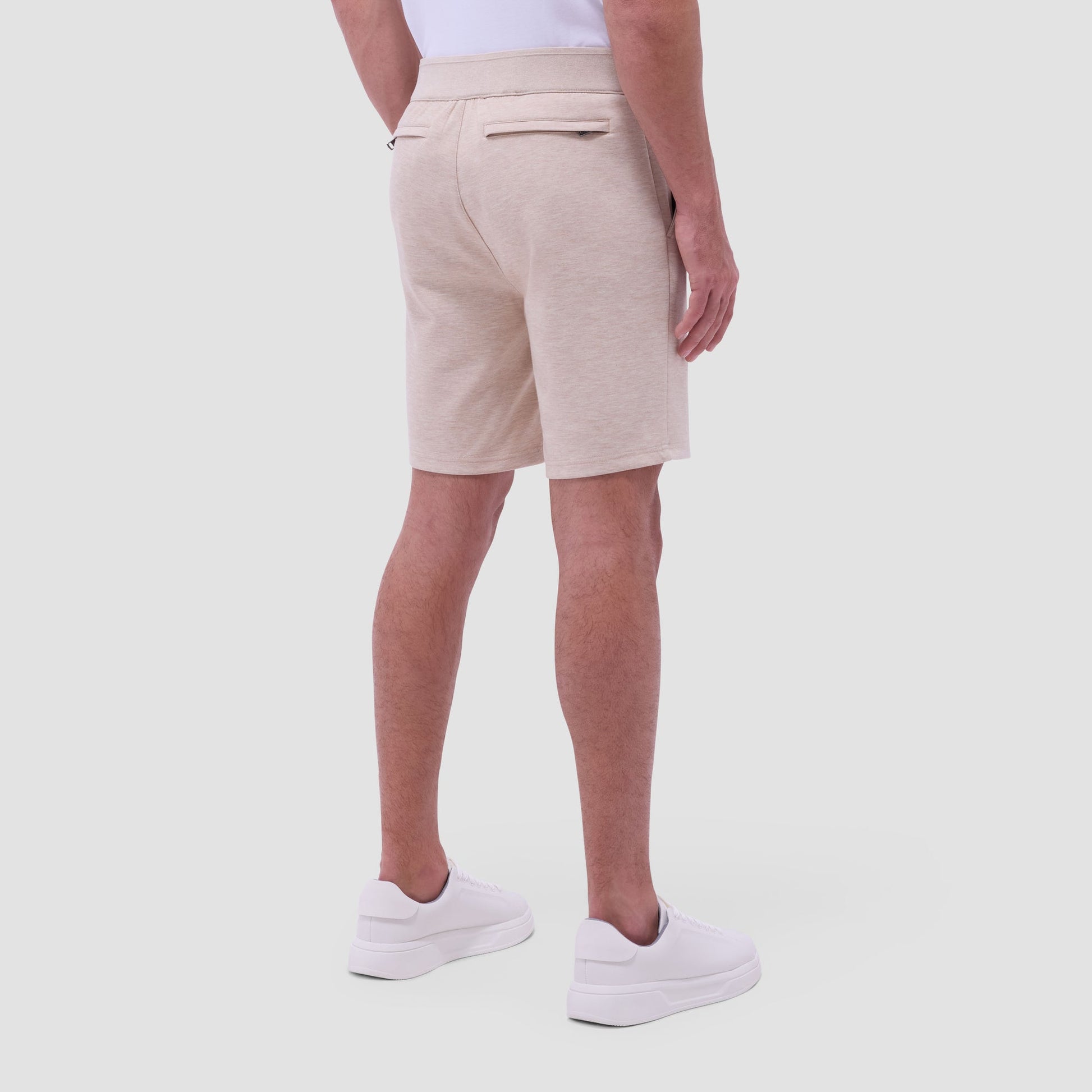 Bugatchi Soft Touch™ Heather Shorts Sand