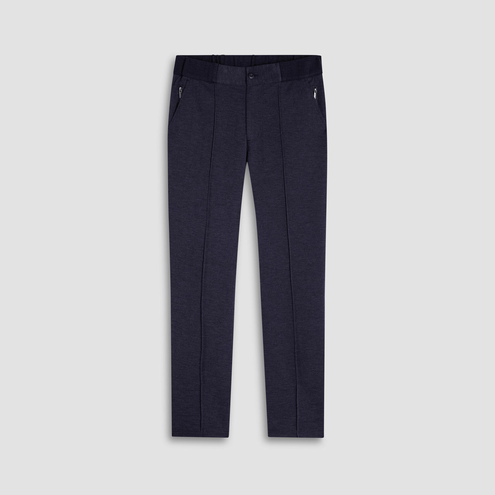 Bugatchi Soft Touch™ Heather Casual Pants Black