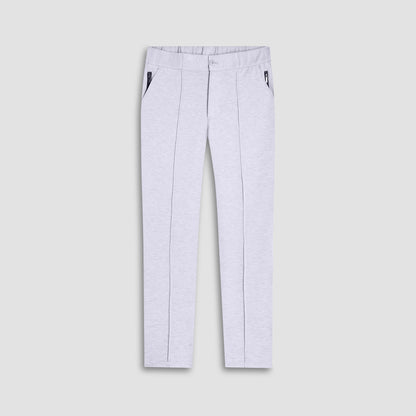 Bugatchi Soft Touch™ Heather Casual Pants Chalk