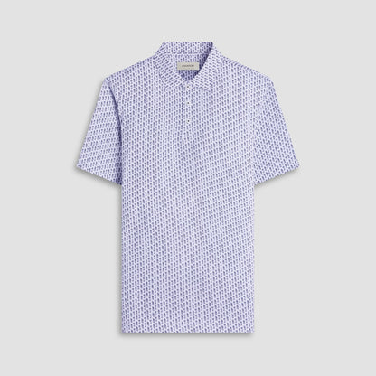 Bugatchi Victor Golfer OoohCotton® Polo Shirt White