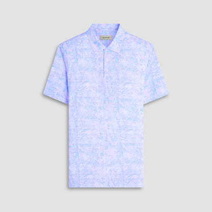 Bugatchi Victor Floral OoohCotton® Polo Shirt Pink