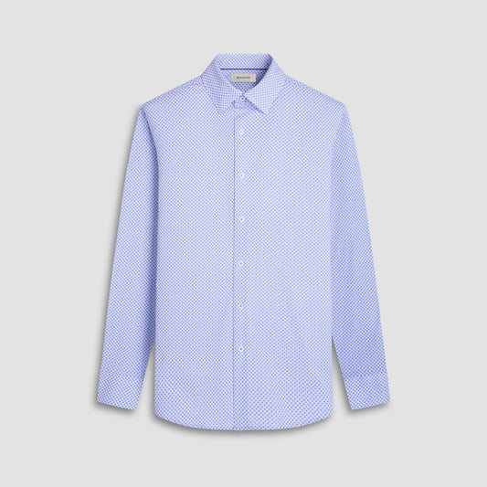 Bugatchi Jules Geometric OoohCotton® Shirt Shark