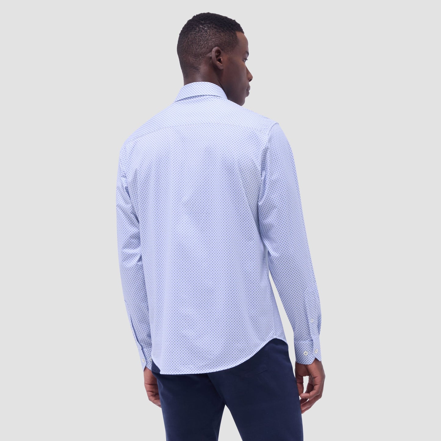 Bugatchi Jules Geometric OoohCotton® Shirt Shark