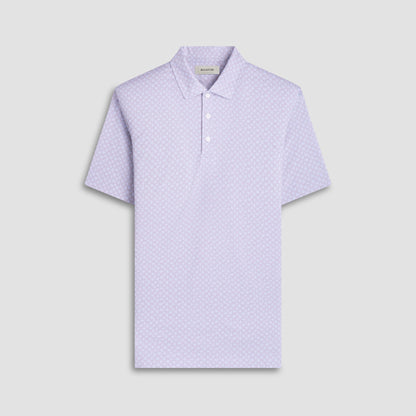 Bugatchi Victor Palm Tree OoohCotton® Polo Shirt Sand