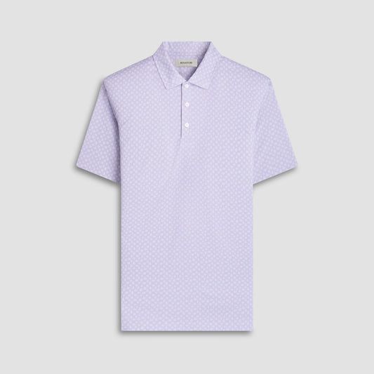Bugatchi Victor Palm Tree OoohCotton® Polo Shirt Sand