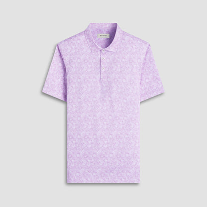 Bugatchi Victor Floral OoohCotton® Polo Shirt Pink