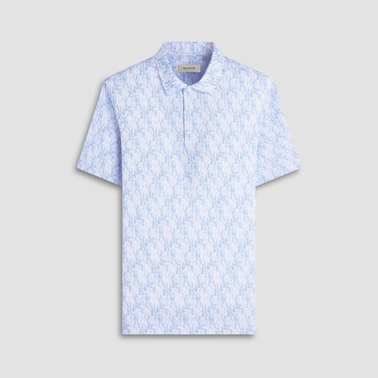 Bugatchi Victor Fruit Print OoohCotton® Polo Shirt Menthol