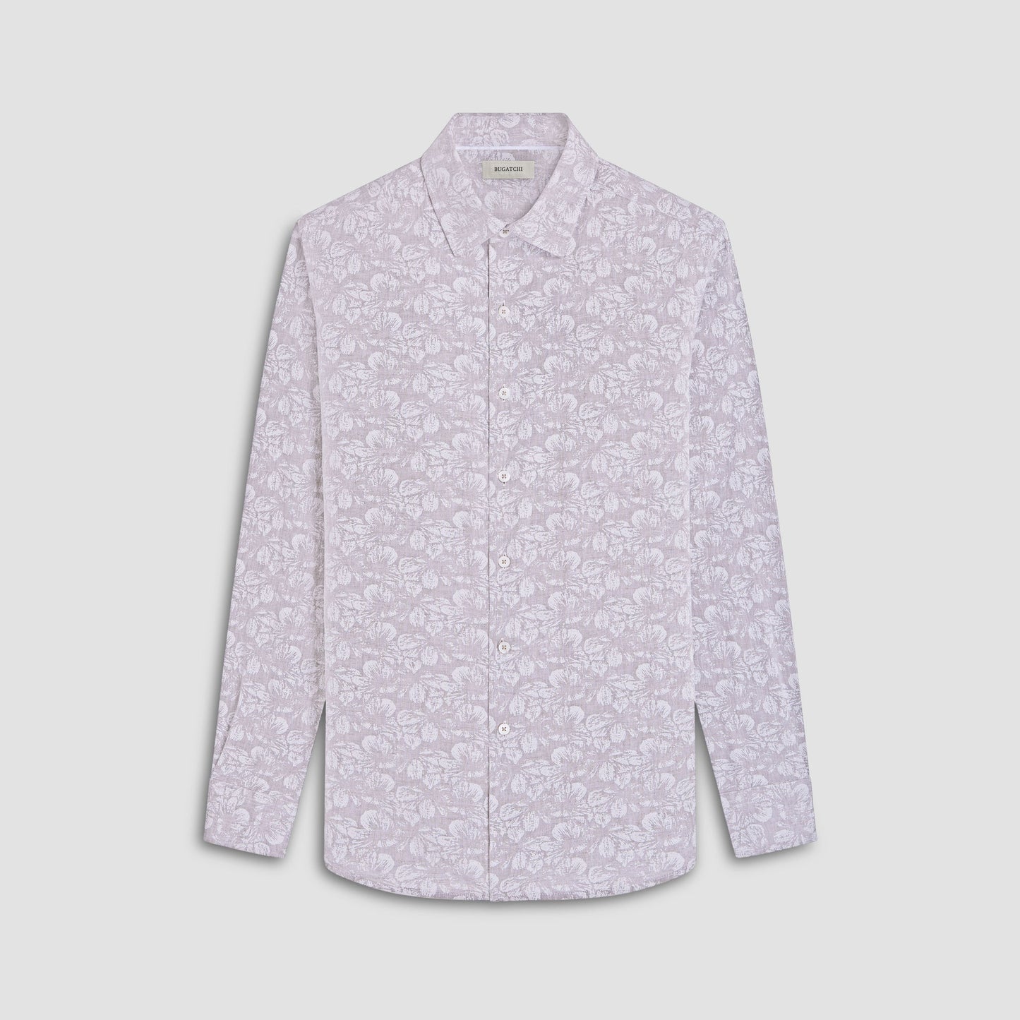 Bugatchi Julian Floral Shirt Olive