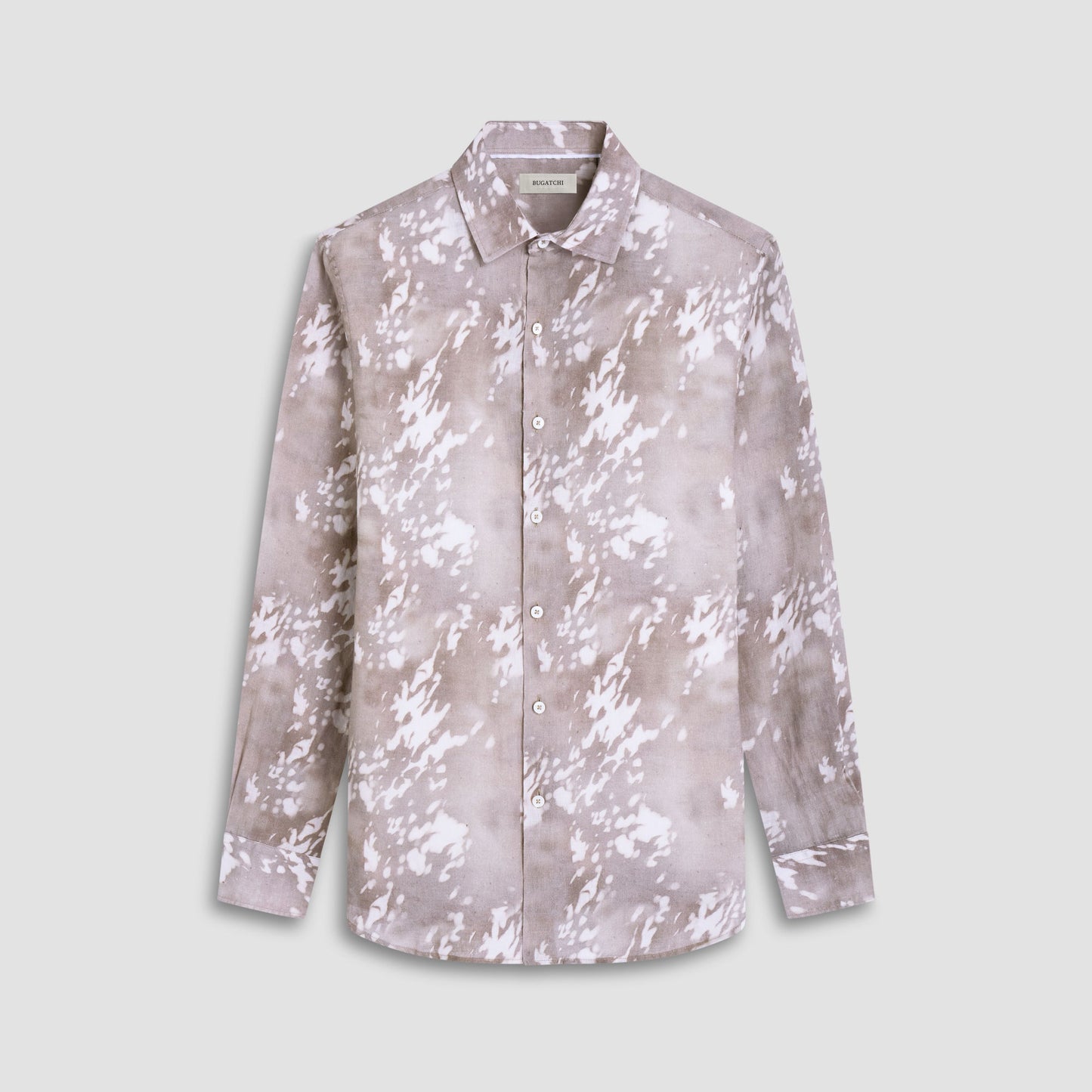 Bugatchi Julian Abstract Shirt Olive
