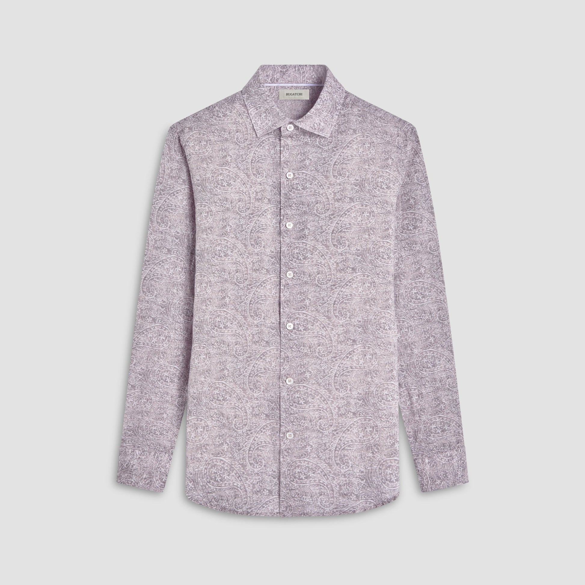 Bugatchi Axel Paisley Shirt Olive