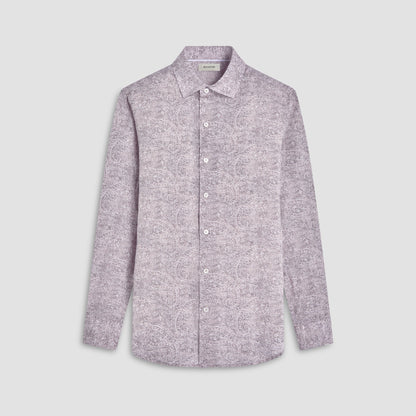 Bugatchi Axel Paisley Shirt Olive