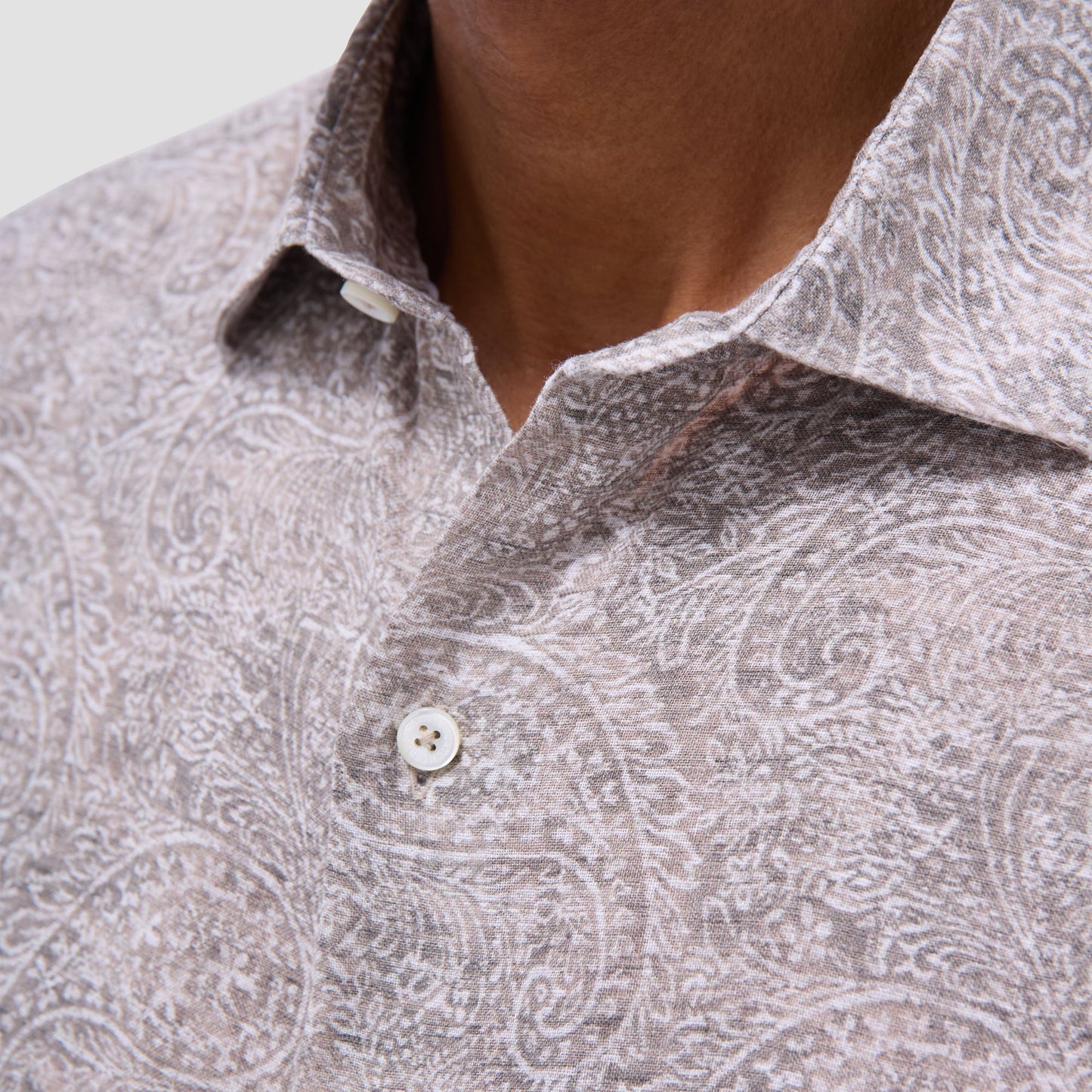 Bugatchi Axel Paisley Shirt Olive