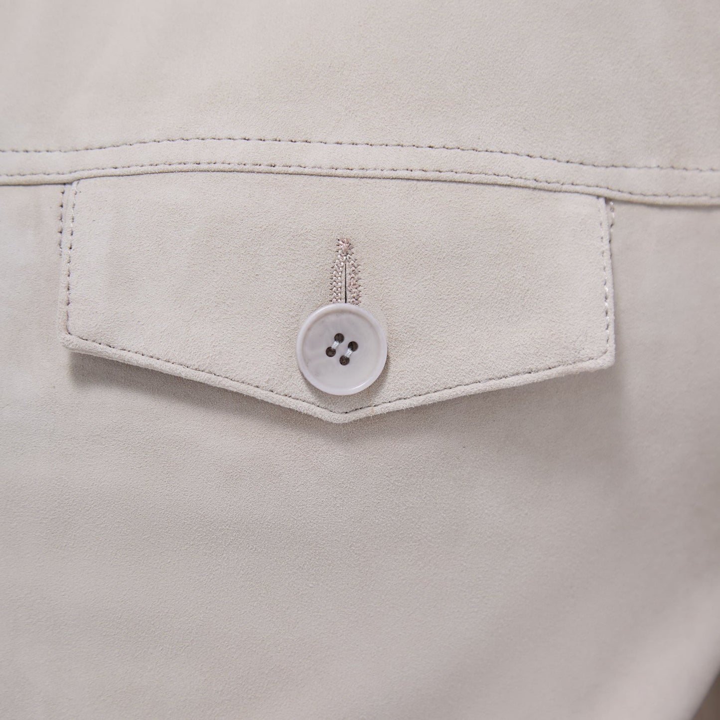 Bugatchi Suede Trucker Jacket Sand