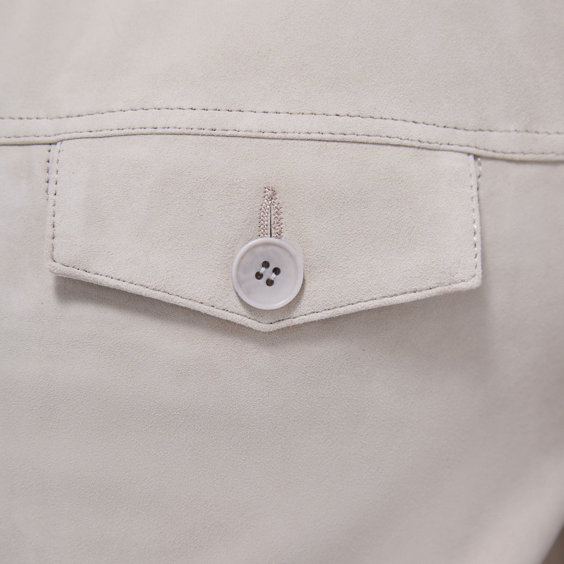 Bugatchi Suede Trucker Jacket Sand