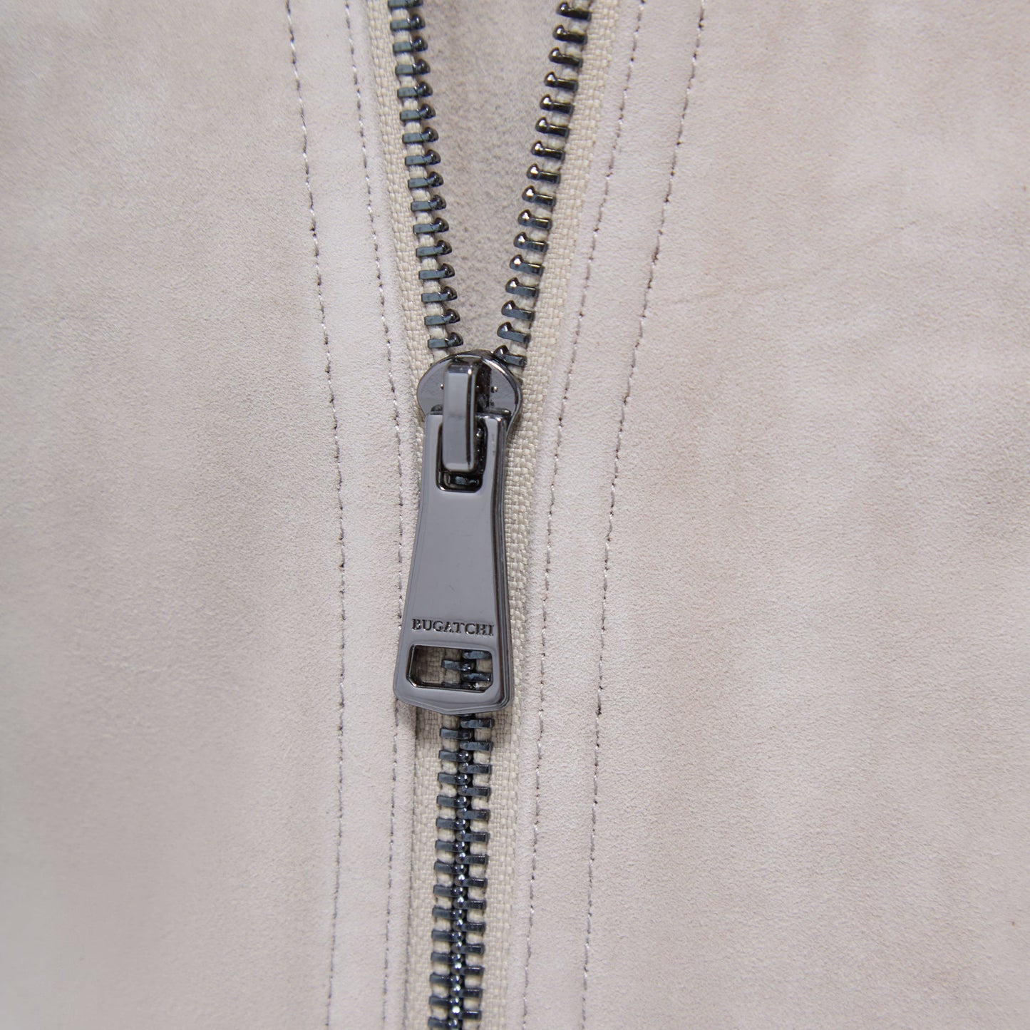 Bugatchi Suede Trucker Jacket Sand