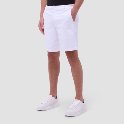 Bugatchi Presley Bermuda Shorts White