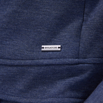 Bugatchi Soft Touch™ Heather Shirt Jacket Navy