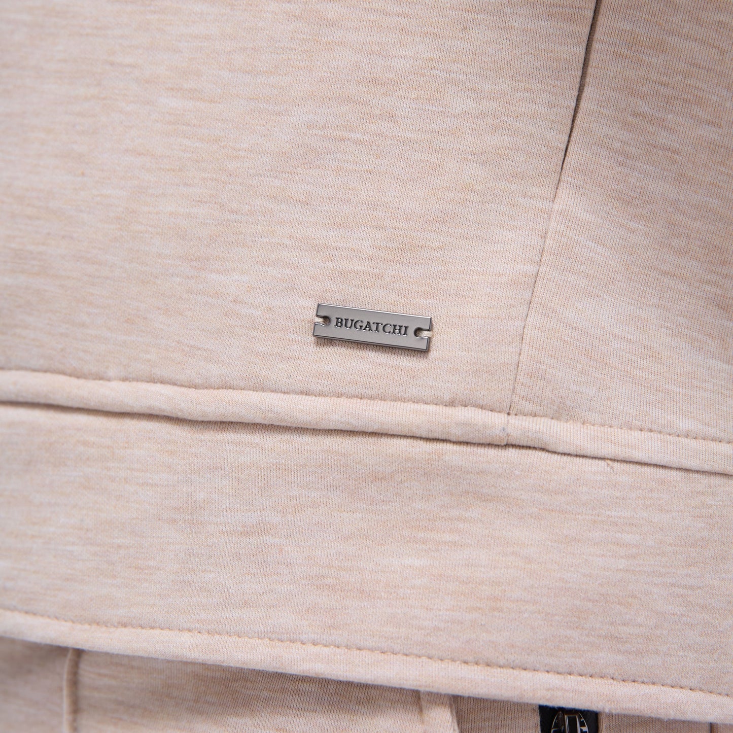 Bugatchi Soft Touch™ Heather Shirt Jacket Sand