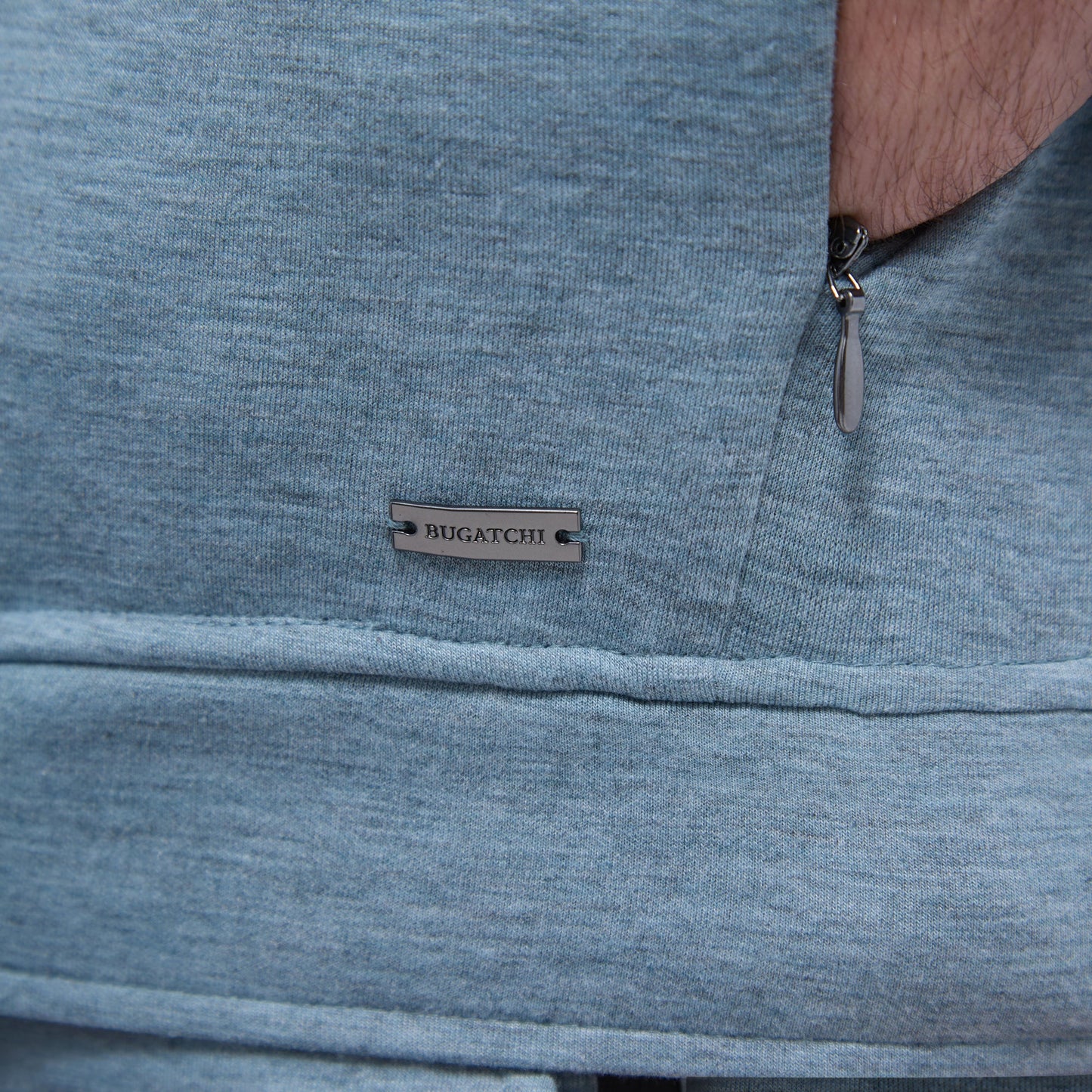Bugatchi Soft Touch™ Heather Shirt Jacket Shark