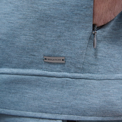 Bugatchi Soft Touch™ Heather Shirt Jacket Shark