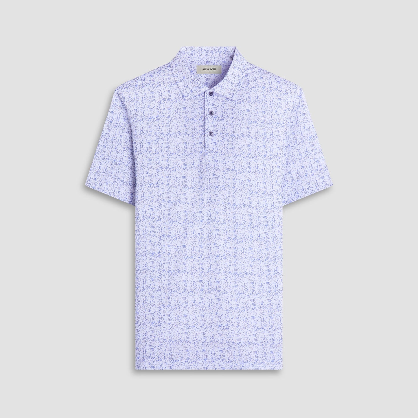 Bugatchi Victor Abstract OoohCotton® Polo Shirt Cobalt