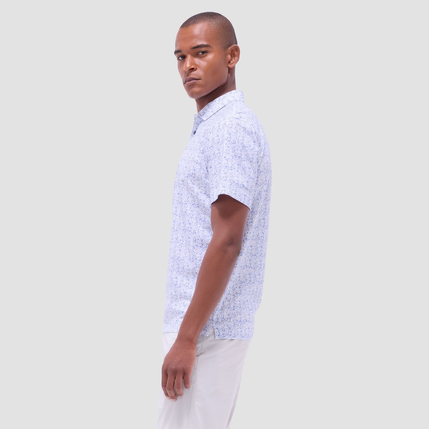 Bugatchi Victor Abstract OoohCotton® Polo Shirt Cobalt