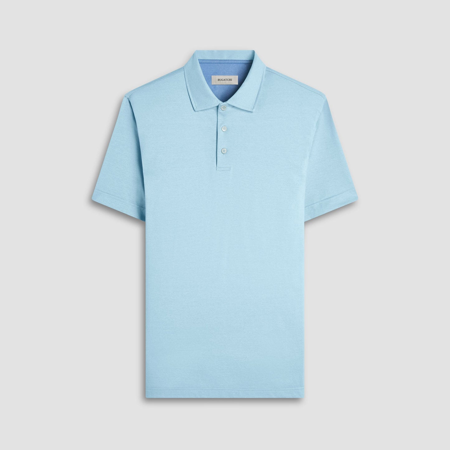 Bugatchi Vincent Double-Sided Solid OoohCotton® Polo Shirt Menthol