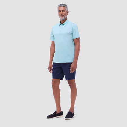 Bugatchi Vincent Double-Sided Solid OoohCotton® Polo Shirt Menthol