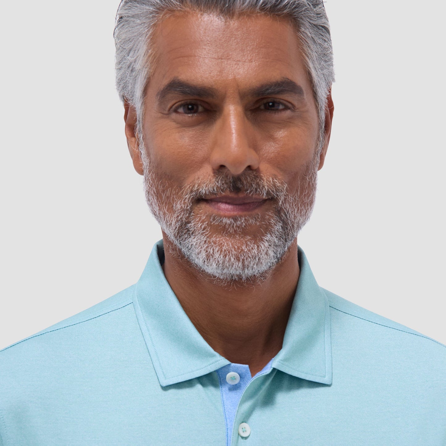 Bugatchi Vincent Double-Sided Solid OoohCotton® Polo Shirt Menthol