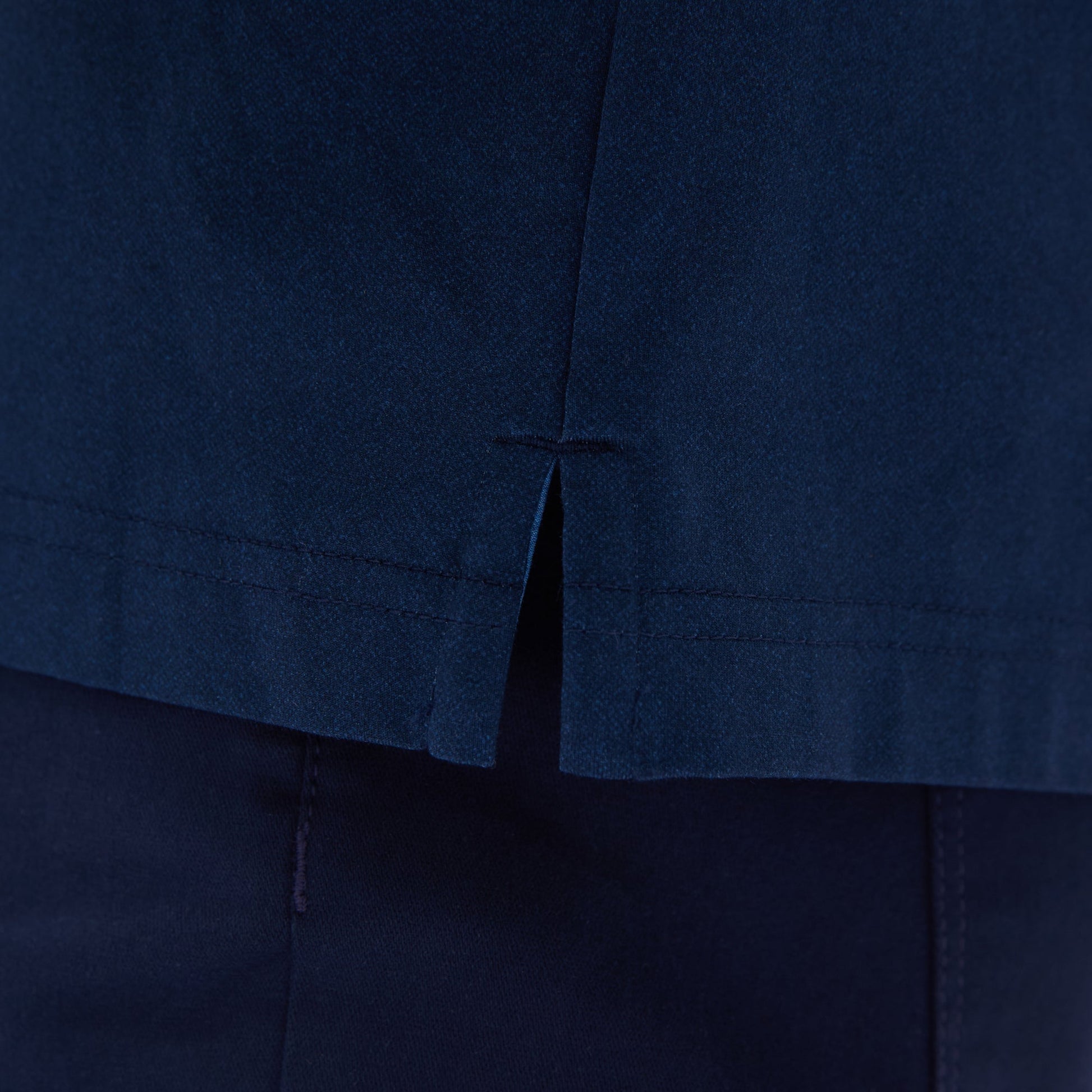 Bugatchi Vincent Double-Sided Solid OoohCotton® Polo Shirt Navy