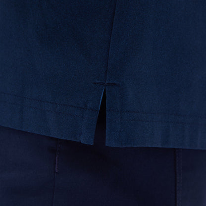 Bugatchi Vincent Double-Sided Solid OoohCotton® Polo Shirt Navy