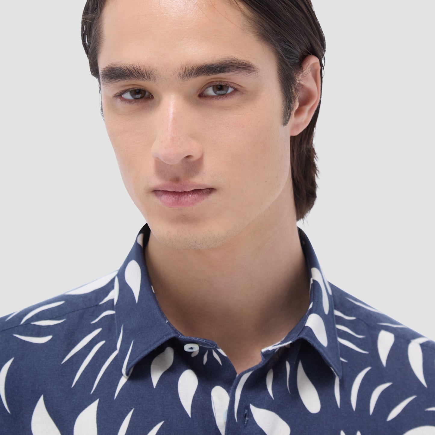 Bugatchi Julian Abstract Shirt Navy