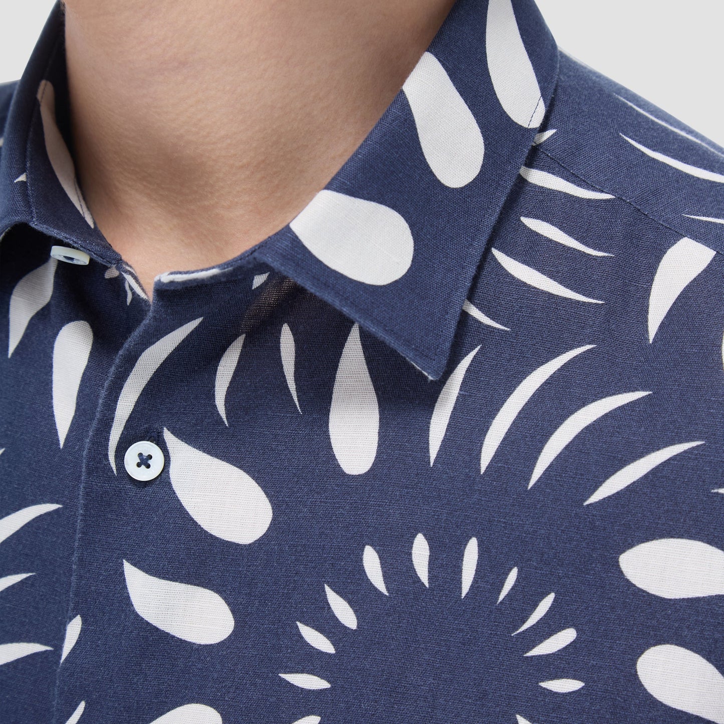 Bugatchi Julian Abstract Shirt Navy