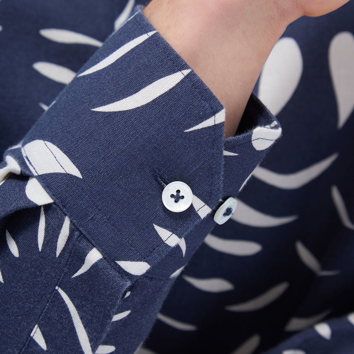 Bugatchi Julian Abstract Shirt Navy