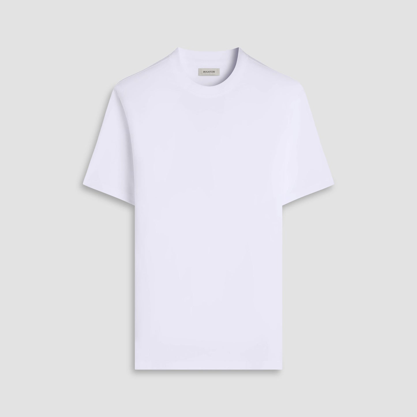 Bugatchi Rufus Solid OoohCotton® Crew Neck T-Shirt White