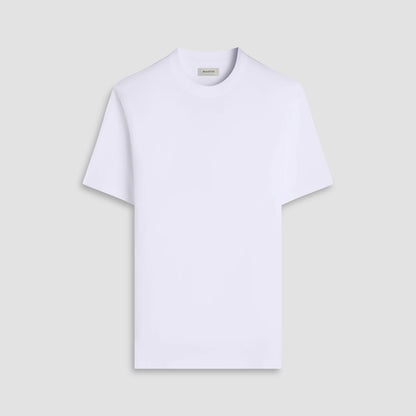 Bugatchi Rufus Solid OoohCotton® Crew Neck T-Shirt White