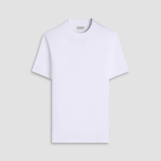 Bugatchi Rufus Solid OoohCotton® Crew Neck T-Shirt White