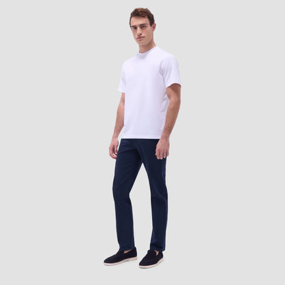 Bugatchi Rufus Solid OoohCotton® Crew Neck T-Shirt White