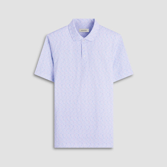 Bugatchi Victor Cocktail OoohCotton® Polo Shirt Air Blue