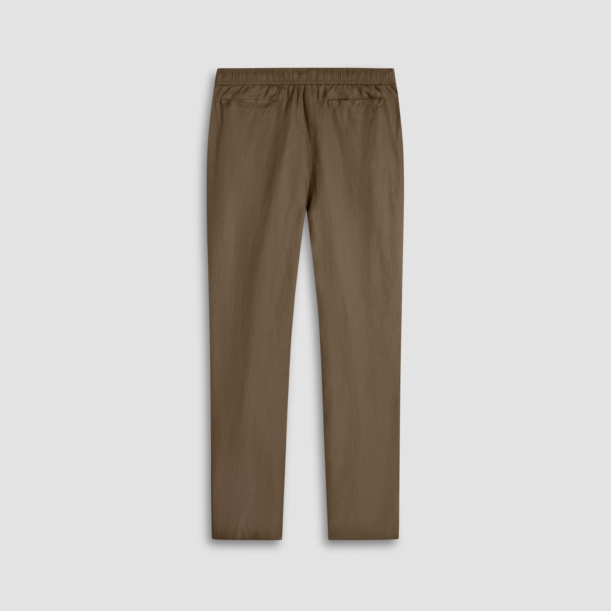 Bugatchi Linen Drawstring Pants Olive