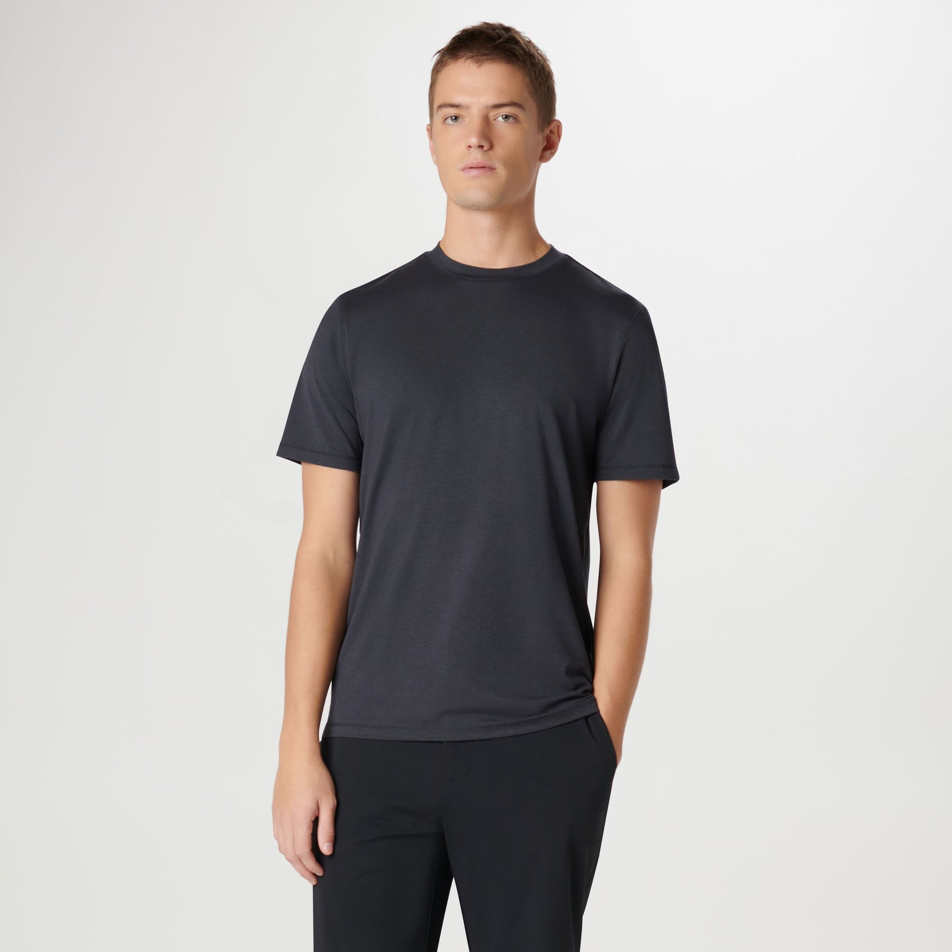 Bugatchi UV50 Performance T-Shirt Black