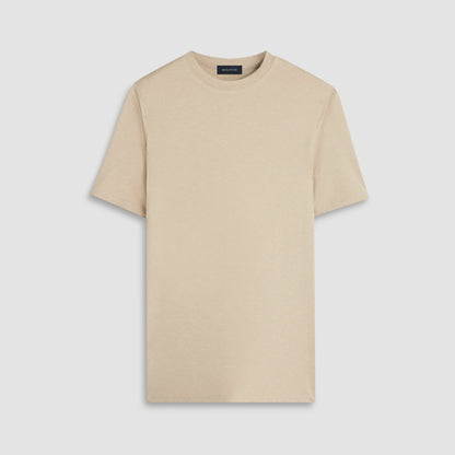 Bugatchi UV50 Performance T-Shirt Sand