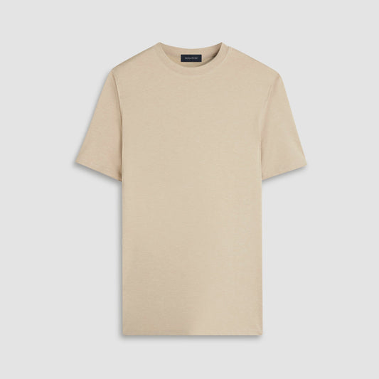 Bugatchi UV50 Performance T-Shirt Sand